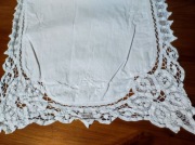 Bieżnik z koronką brukselską 120x33