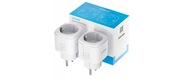 UPXNBOR 2 Pack 16A WiFi Smart Plug Socket
