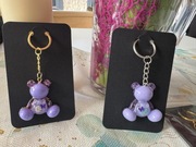 Brelok/zawieszka żywica Miś /handmade