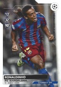 TOPPS UEFA COMPETITIONS CLUB 2023/2024 RONALDINHO FC BARCELONA HISTORIC