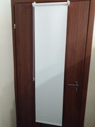 Dwie rolety zaciemniające bezinwazyjne - 36,5 x 180 cm, kolor kremowy