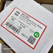 200 szt/ pudełko M6x50 śruba stożkowa inox nierdzewna krzyżak Philips nowe