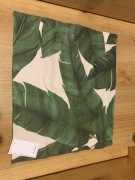 Nowa poszewka 50x50 liście bananowca