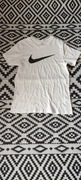 Nike T-shirt biały damski logo