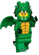 LEGO Minifigures seria 23 KOSTIUM ZIELONY SMOK DRAGON - NOWY
