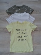 3x Bluzeczka Bluzka Koszulka Dla Chłopca H&M r. 98/104