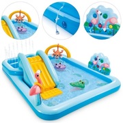 Wodny Plac Zabaw Dżungla 3w1 – Zjeżdżalnia, Basen i Fontanna