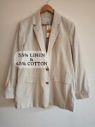 Marynarka damska linen blend premium Reserved XL