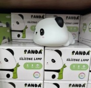 Urocza silikonowa lampka LED panda dla dzieci 