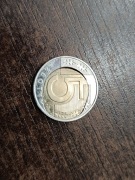 Moneta 5 zł z detektem menniczym 