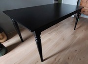 Stół rozkładany czarny IKEA INGATORP