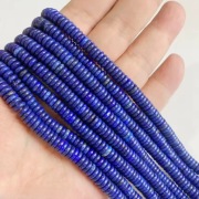 NATURALNY Lapis Lazuli Oponka, 6 x 2 mm, 5 szt.