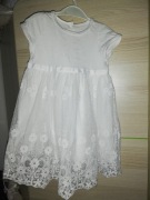 Sukienka do chrztu 80 smyk bolerko