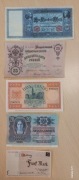 Reprodukcje banknotów PWPW 2006 r. - 5 szt.