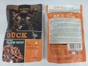 LEONARDO KACZKA Z SZARPANĄ WOŁOWINĄ 30x70G. Duck Pulled Beef. 50% ceny