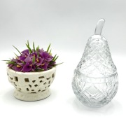 Kryształowa bomboniera: „Gruszka” PRL, lata 70 XX wieku