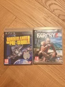 PS3 PlayStation 3 Gry - Far Cry 3 oraz Borderlands The Pre Sequel