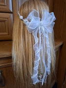 Wianuszek komunijny delikatny z perełek