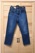 Levi's kultowy model 501 jeansy cropped W26 L26