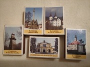 Zapałki kolekcjonerskie – Žamberk, Czechy – komplet 5 sztuk