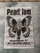 plakat zespołu muzycznego pearl jam