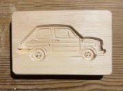 Foremka forma drewniana do pierników MALUCH FIAT 126p