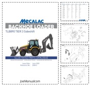 Mecalac TLB890 Tier 3 Sideshift Parts Catalog Katalog części