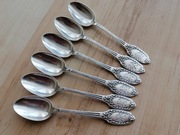 EMPIROWE ŁYŻECZKI MONOGRAM SREBRO PRÓBA 800 NIEMCY