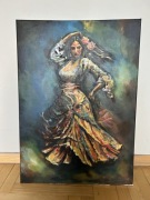 Obraz na płótnie tancerka