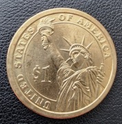 Moneta 1 Dollar USA – John Adams 2007
