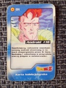 01. Dragon Ball Z - Android #16 - Karta kolekcjonerska 