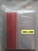 Woreczki strunowe 200x300 mm 20/30 cm - 100 sztuk