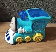 Lokomotywa, ciuchcia świecąca, grająca, ruszająca 