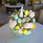 Flower box sojowy w ceramice / Flower Box ze świec sojowych