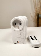 Gniazdka sieciowe wewnętrzne sterowane pilotem 