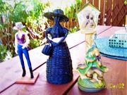 zestaw starych figurek