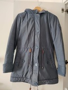 Mustang płaszcz zimowy kurtka długa puchowa ciepła S