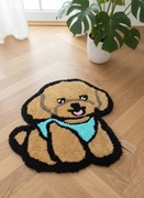 Ręcznie Robiony Dywanik Piesek Maltipoo – Unikalny Design (Tufting)