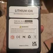 Obserwuj Bateria akumulator Dyson V10 6000 mAh nowa 