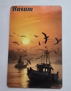 Magnes na lodówkę Büsum Morze Północne port latarnia morska kutry(34)