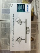 Lampa Sufitowa Reflektor Natynkowy2x GU10 nikiel Meranti Philips