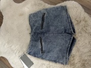 Nowe spodenki szorty z wysokim stanem Bershka