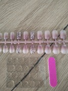 Sztuczne paznokcie tipsy press-on 