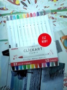 WYSS22-12CST ZEBRA CLICKART STANDARD 12 COLORS 0,6mm