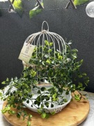 Klatka dekoracyjna ręcznie robiona,loft boho vintage,świeczniki, lampion