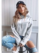 Bluza dresowa z dużym kapturem