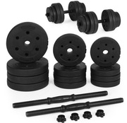 Hantle regulowane 2x10 kg zestaw do ćwiczeń 20 kg