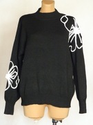 # Śliczny czarny w kwiaty - SHEIN - 36 - 38 #