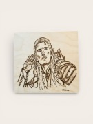 Obraz wypalony w drewnie Legolas A4