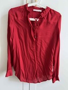 Koszula damska bluzka malinowa czerwona PROMOD bawełna r. 36 S